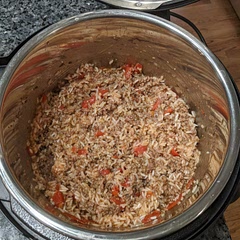 It was delicious and amazing! Onions and peppers would make this dish pop!