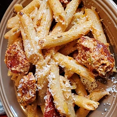 Quick and easy to make and delicious. Next time I'll add chicken but it is a great meal as is