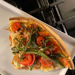 Perfect Dutch baby recipe. I cut sugar in half and made a savory Dutch baby with turkey, cheddar and blistered green beans. Added halved grape tomatoes before serving. Show stopper!