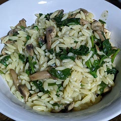 Increased portions to make into a main meal and added spinach too. Tasty, quick and easy. Will definitely have again. Will probably experiment with different herb combinations as there's definitely room to play around there.