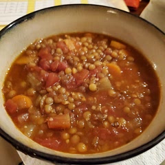 It's mid-April in Cincinnati, and we are still getting SNOW!!  Perfect for this soul-warming soup.  What a great combination of comfort and healthy ingredients!  Adding this to our favorites!