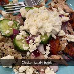 I omitted tomatoes because I’m trying to eat a more anti-inflammatory diet.
