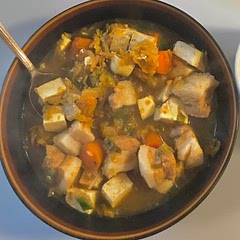 Great soup. It was quick and flavorful. I used pork belly instead of pork shoulder and instead of chili paste (I didn’t have any) I used some chili flakes oil and it still had good depth. I would def make again but considering how rich the pork belly is it probably won’t be going into my weekly choices.