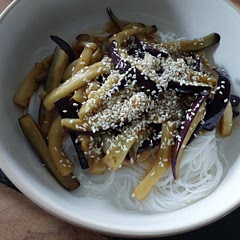 I omit garlic and add more water to sauce, yummy