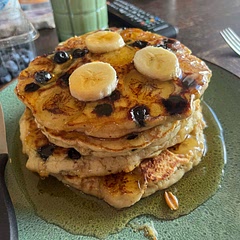 Great pancake recipe! We also added a splash of vanilla extract.