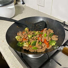 The smell alone was keeping me keen to eat! I did forget the chorizo, but it was still delicious!