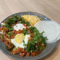 Great breakfast! It tastes delicious and leaves you feeling satisfied afterwards.
