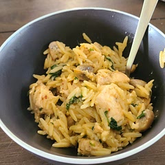 So delicious. I added seasoned chicken and spinach and made it a meal.