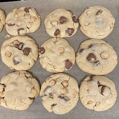 I added Reese’s peanut butter chips!