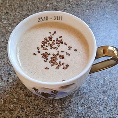 Perfect. My morning brew and my breakfast all in one!