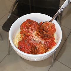 Meatballs ended up being super big which we didn’t mind at all, also with all the spices, it was really well seasoned and a just a little bit spicy i would say perfectly. The tomato sauce was thick enough considering we didn’t let it simmer so much. Great taste overall!