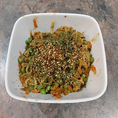 Used cashew butter instead of tahini for different flavour profile.