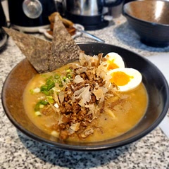 Was nice and filling the soup turned out quite creamy, I had to swap the pork with Quorn mince aswell.