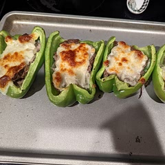 Delicious and easy! I used shaved beef instead of the roast beef but it was still great.