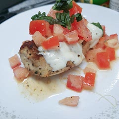 I didn't marinate long (10 min), but it still turned out great!!