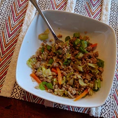 I loved this recipe! Super easy one pot dish that leaves you wanting more! My only note is to add more carrots and cabbage to make it go farther, but otherwise absolutely fantastic!