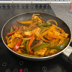 Not my favourite fajita recipe but it is quick, easy and healthy