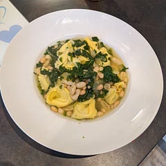 Really straightforward, simple recipe. Ever so easy to make. We used ricotta tortellini, it was lovely.