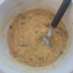 Added in some red pepper flakes and a bit of chili powder for finishing. So good.