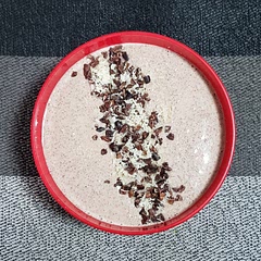 This tastes like a chocolate milkshake for me.