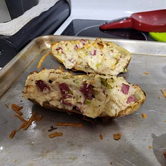 A good choice for something to change up a  pork chop dinner.  I added a bit less sauerkraut then called for which turned out to be the right amount.