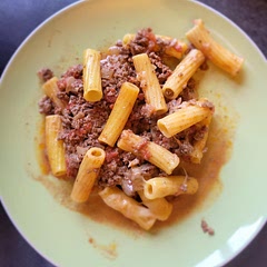 Quick & easy!  Throw some cheese on top and broil for a few minutes before serving.