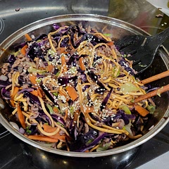 Added red cabbage!