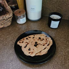 I only had wheat flour, but it still turned out great. I added some wheat gluten to make it more chewy and it couldn't have turned out better. I will definitely make this again.