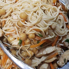 I replaced the cabbage with Garbanzo beans