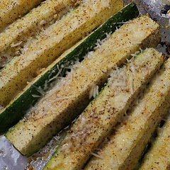 I deviated from the recipe some (as I always do), but really loved it. I went heavier in the seasonings and added paprika. Could've broiled longer. 

New go-to for something healthy!