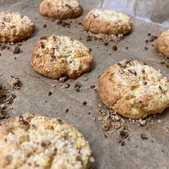 Lovely recipe. Used up the dried apple I make myself in the dehydrator. Chewy & sweet