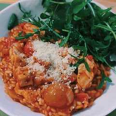 Really nice. Read a couple of reviews saying the recipe was bland. Used chicken stock instead of vegetable and added some tomato puree to add a touch more flavour, and also added some cooked chicken. Made a really tasty risotto.