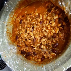I made this for an event where we hosted quite a few people as a side to go with barbeque beef. The taste for this is spot on. I don't think I would change a thing, but you could definitely spice this up a bit if you wanted a kick in your beans.