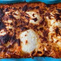Good recipe! Made my own sauce and used shells instead of ziti.