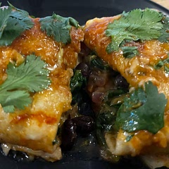 I added extra cheese and it turned out great! Maybe needed a little more time for the cheese to harden, but my oven cooked the center cheese a bit faster than the rest. 10/10 cumin is nice and strong! Could use some hot sauce!