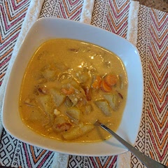 Absolutely love this dish! Very creamy and satisfying, even with vegan cheese and oat milk! I added in some celery and carrots for body but overall an excellent recipe!