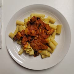 I used the Rao's Homemade Spicy Marinara Arrabbiata Sauce and it added the perfect extra touch to the dish if you like a mild spiciness.