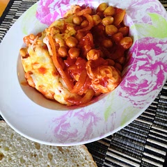 I imagine this would be good with pasta as well, or on bread the next day.