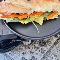 Didn’t have all ingredients to follow exactly but still came out delicious 😌