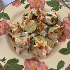 Good flavor!  I added homemade croutons to the top.
