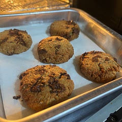 I used honey instead of maple syrup and baked it in my air fryer. Really easy and yummy! Satisfied my peanut butter and oat meal cravings.
