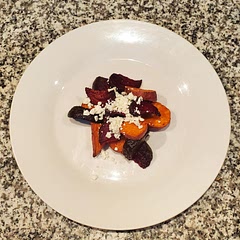 Delicious! I roasted sweet potatoes with the beets as well and added goat cheese. I'll make them again!