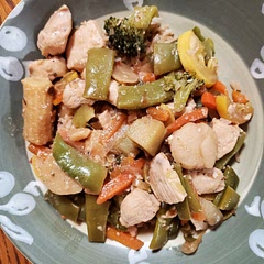 Not as garlicky or hot as one might expect. But delicious.