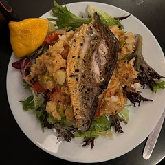 Delicious! I used garlic lemon butter to do the vegetables and put chilli and garlic olives in the dish.  So easy, will definitely be doing again as a special treat!