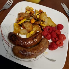 Added some hot honey and old bay seasoning to it. Issued an IPA for the beer and some spicy Brats. Turned out great!