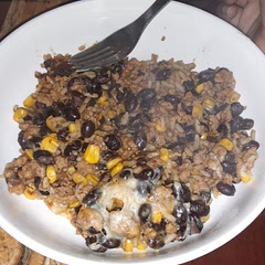 It was really good! I didn't have much leftover rice and I didn't feel like cooking any so I just added some tortilla chips to satisfy me.