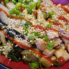 Used full size, not baby, bok choy. This sauce was exactly what I was looking for.