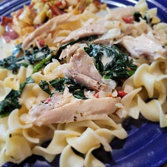 Ya...nope. so many better chicken recipes. Found the flavor bland, didn't make enough sauce. I guess you could " doctor it up" but why? Swipe to another saucy chicken dish.