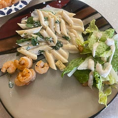 It was good an simple my sauce wouldn’t thicken tho. I added shrimp on the side an a Caesar salad 😋