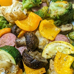 We added mushrooms and cauliflower. It was delicious!